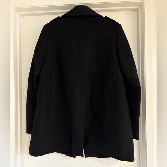 Burberry Brit Women's Wool Black Coat - Picture 2 of 5